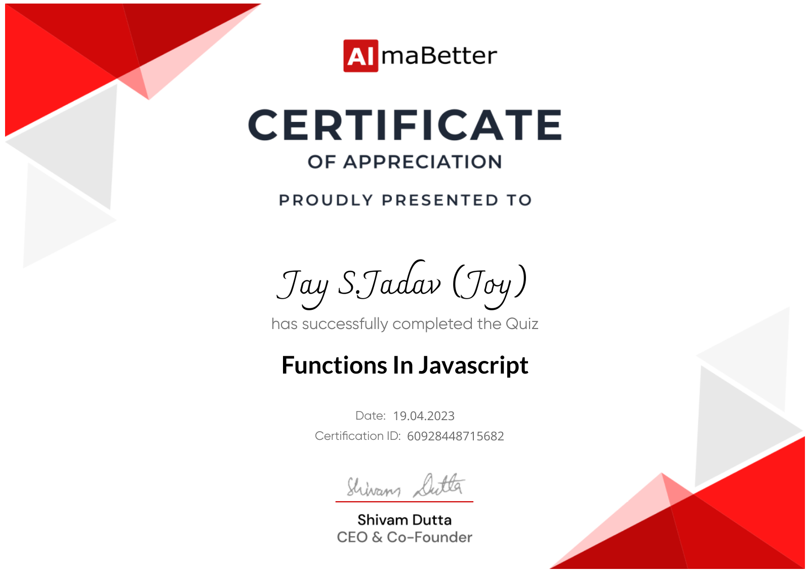 Jay Jadav | Full Stack Developer & Web Ai Integration